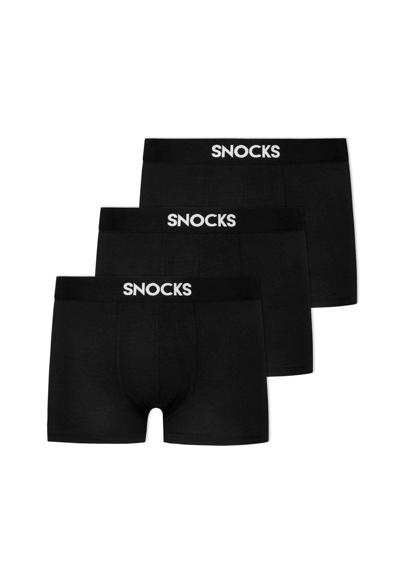 SNOCKS Boxershorts Heren, 3-pack Onderbroeken, Biologisch Katoen, Comfortabel, Naadloos & Zonder Kriebelend Label