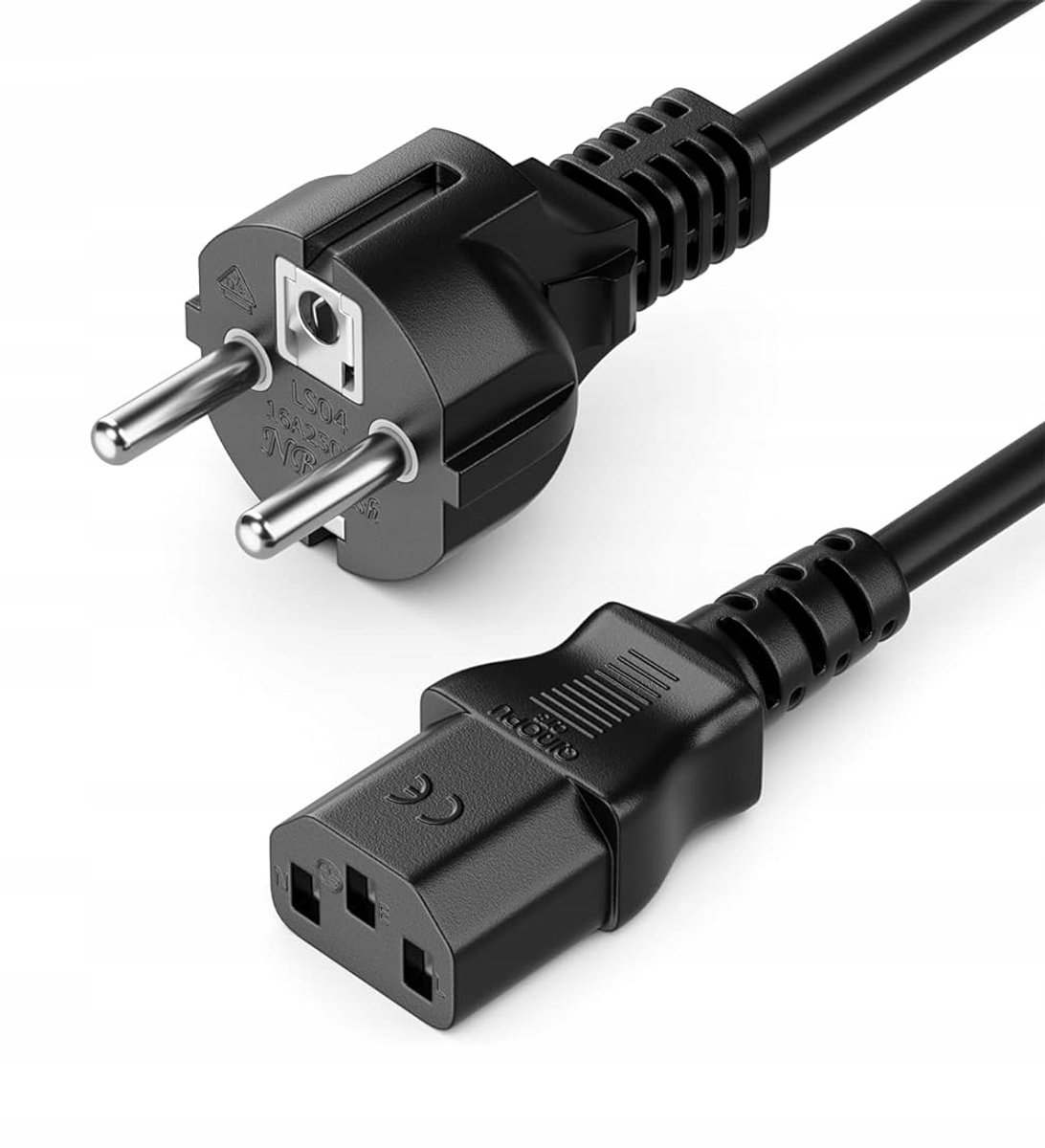 Voedingskabel voor printer, monitor, pc - 1,5-1,8 m