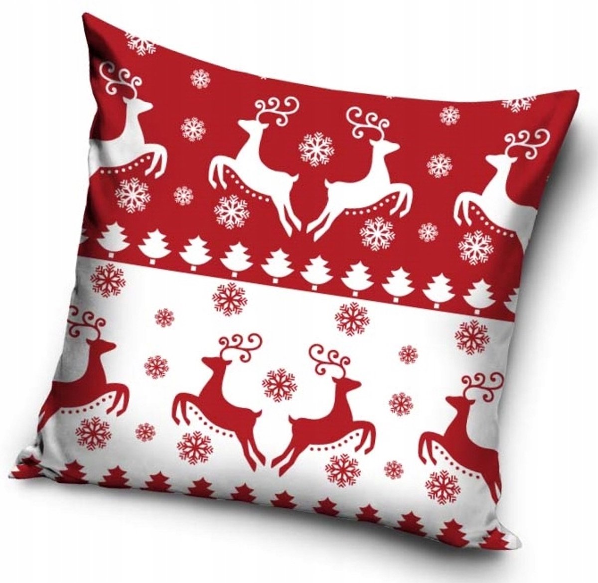 Kerstkussenhoezen 40x40 cm met Sneeuwvlokken - Ideale Cadeau