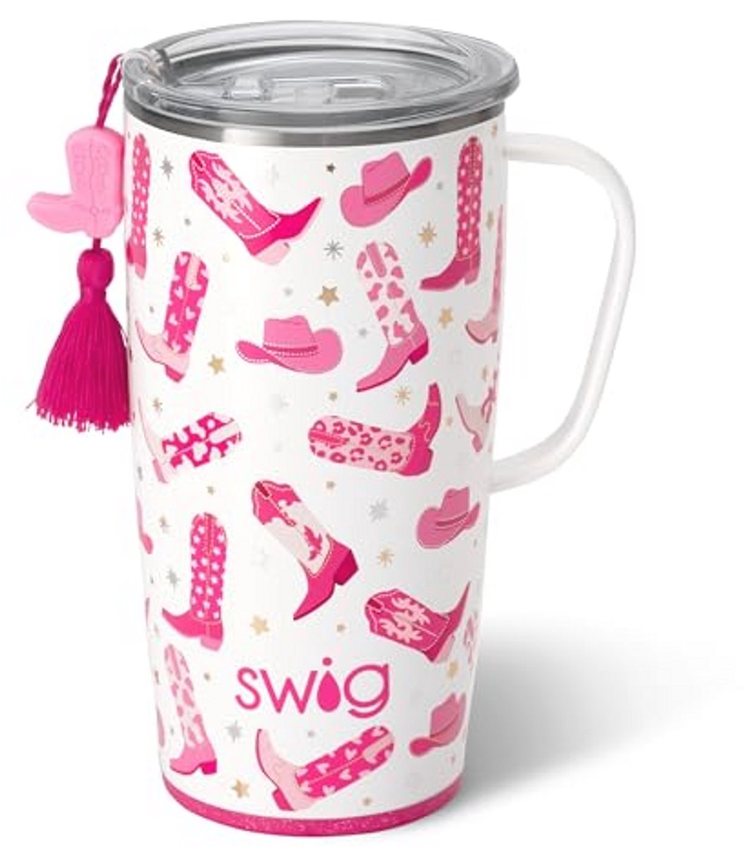 Geïsoleerde Reismok 625 ml - Handvat, Deksel en Bekerhouder Vriendelijk