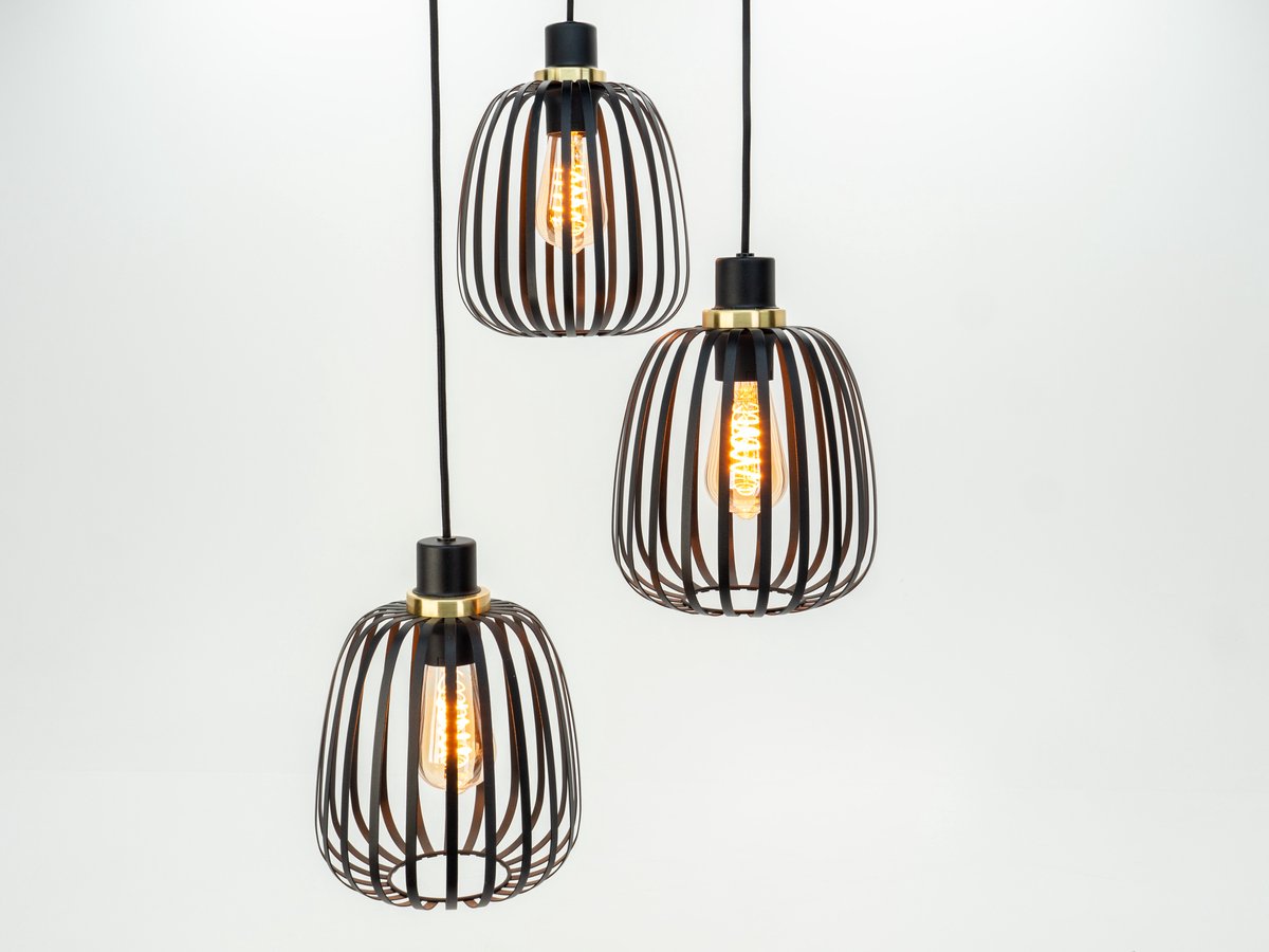 Eglo Hanglamp Pocicas Zwart ⌀35cm 3xe27