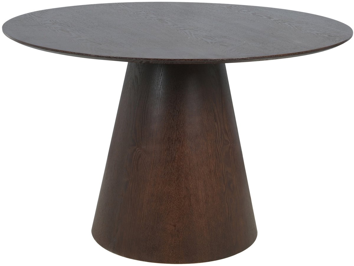 House Nordic Eettafel Rond Walnoot - 120x120x75cm - Gewicht 52kg