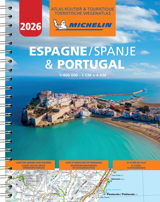 Michelin Atlassen - Michelin Atlas Spanje, Portugal 2026 - cover