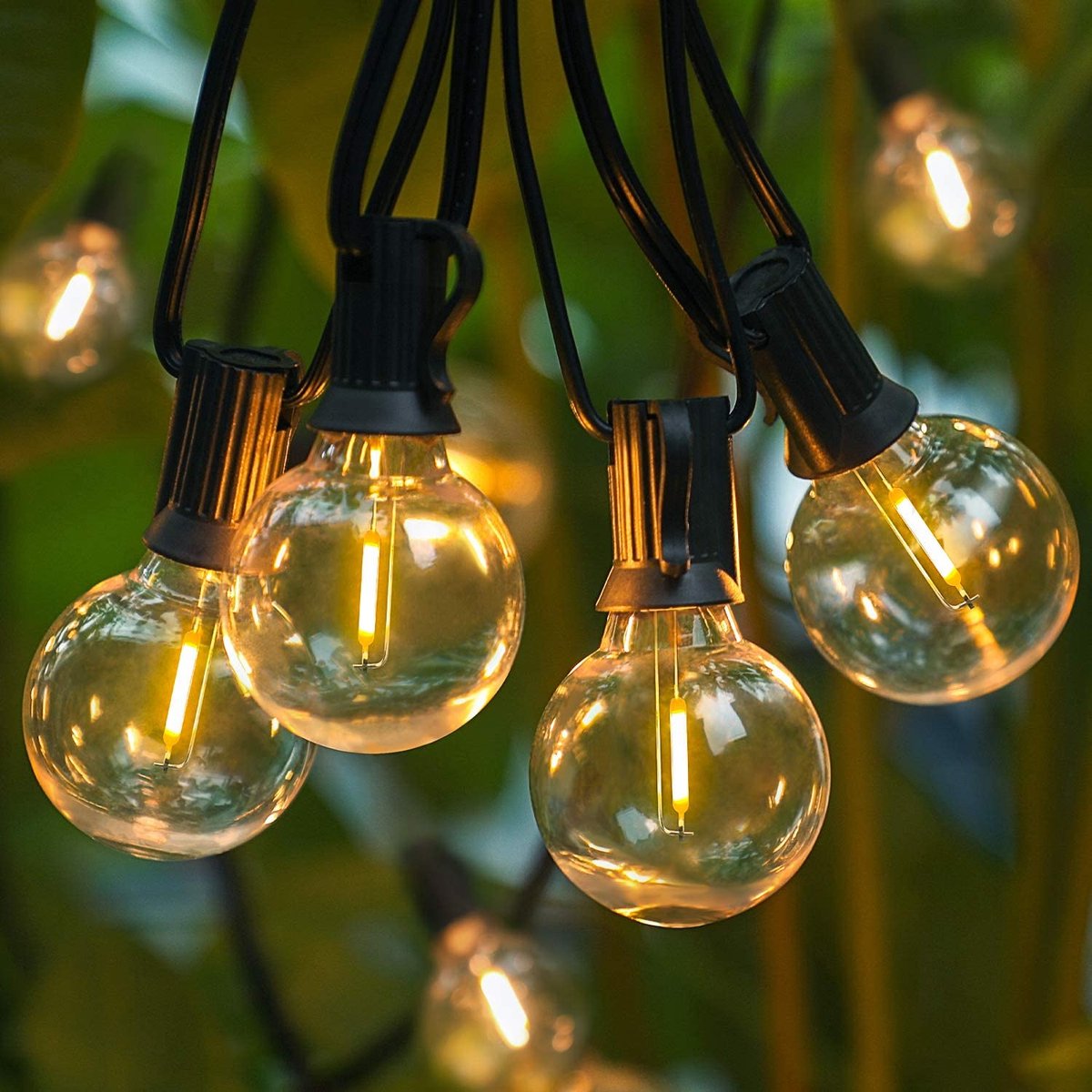 Lynexa G40 - Lichtsnoer Buiten - 30m - 50 LED Warm Wit 2700K - Kerstverlichting voor Buiten - IP44 Waterdicht - Energiezuinig - Koppelbaar - Dimbaar met Afstandsbediening - Sfeervolle Winter Prikkabel - Tuinverlichting - 4 Extra Lampjes – foto 5
