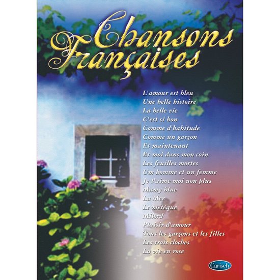 Hal Leonard Chansons Francaises recueil de chansons pour piano, guitare et chant