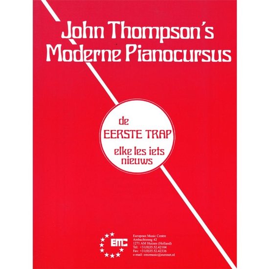 John Thompson's Moderne Pianocursus Eerste Trap - cover