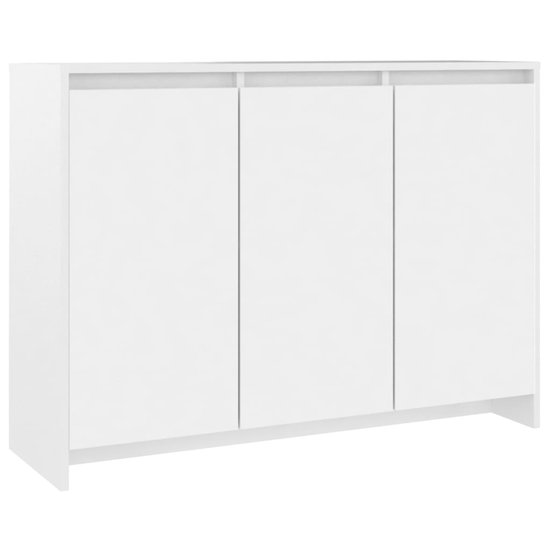 Buffet vidaXL 102 x 33 x 75 cm Bois Blanc - Buffet - Commodes - Meuble de rangement