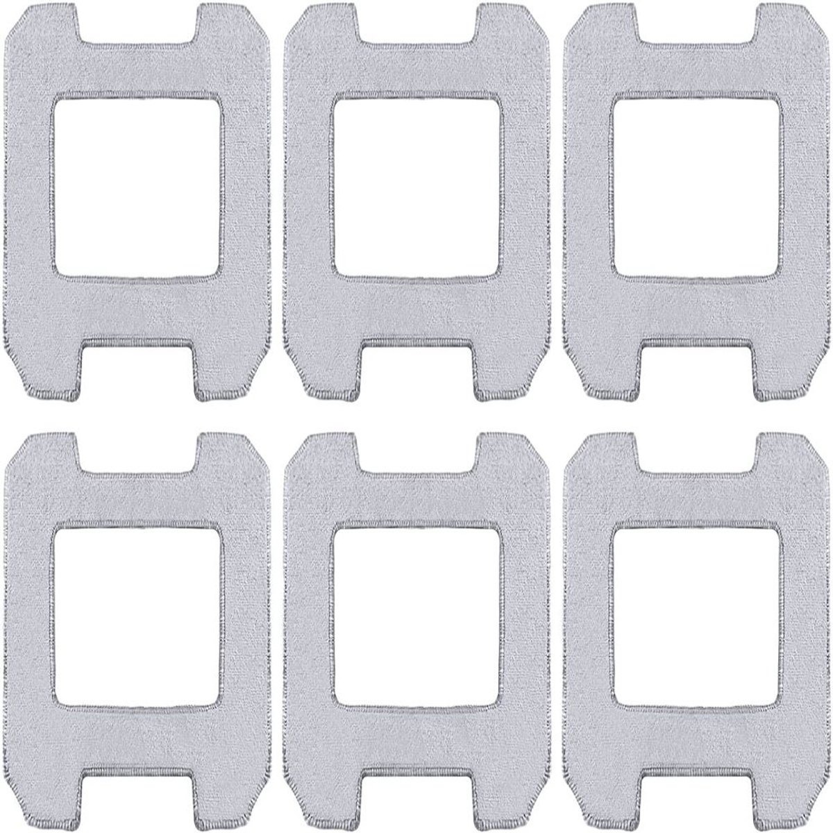 6 vervangende reinigingspads voor Ecovacs Winbot W1 / W1 Pro