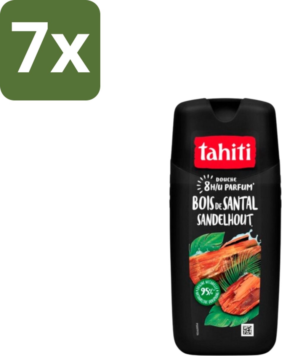 Tahiti – Douchegel – Sandelhout - 315 ml - Bulkverpakking - 7 stuks