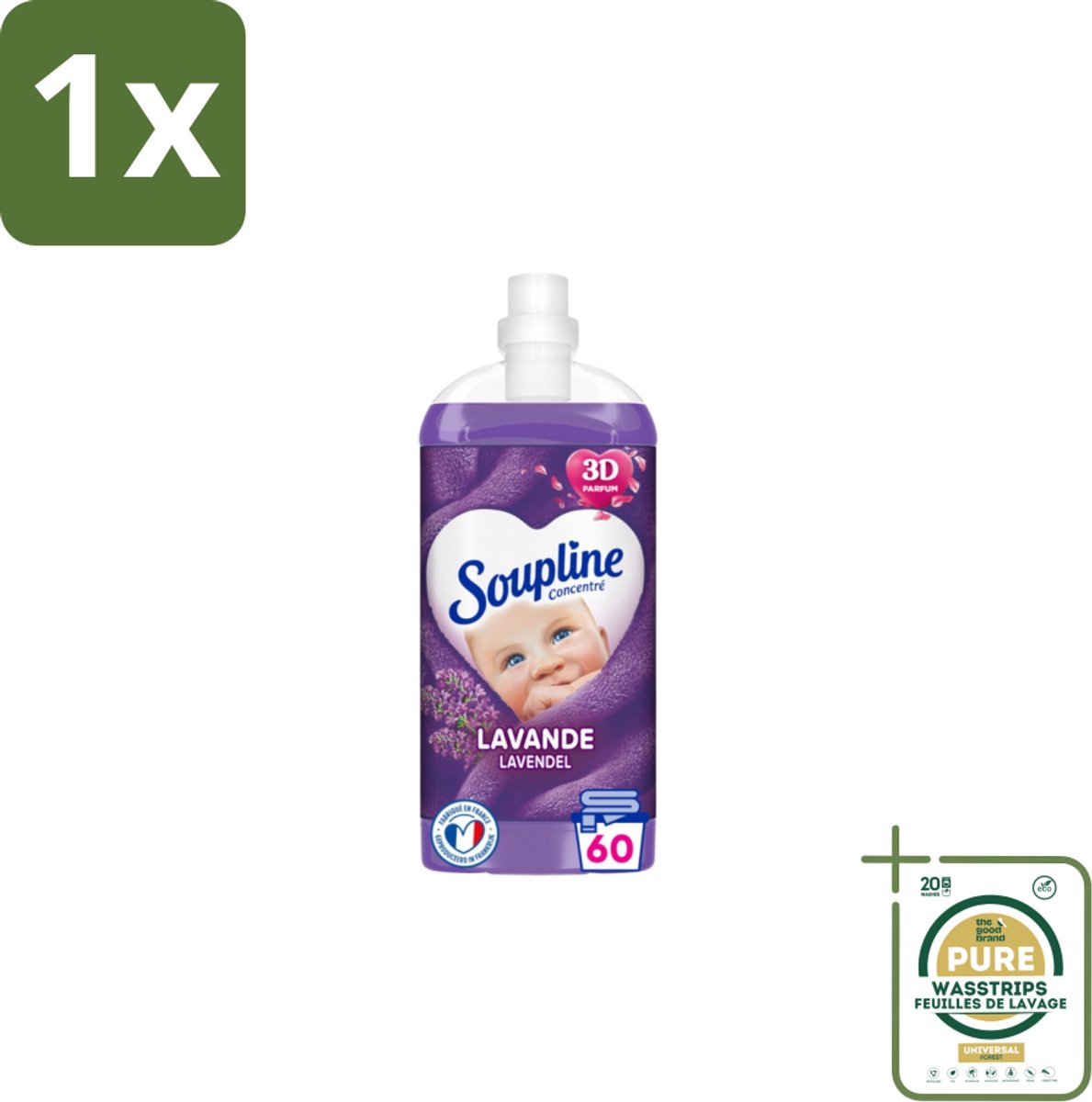 1 x Soupline – Wasverzachter – Relax Magnolia & Lavendel – 950 ml- Koffiezetapparaat - Koffiezetapparaat - Koffiezetapparaat