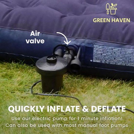 Comfortabel Eenpersoons Luchtbed - Snel Opblaasbaar & Waterdicht - Ideaal als Campingmatras voor Volwassenen en Kinderen van Comfortabel. — afbeelding 2