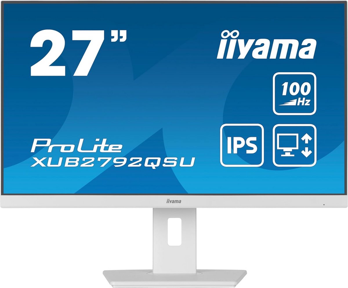 27 inch QHD IPS Monitor met Snelle Responstijd en Ingebouwde Speakers