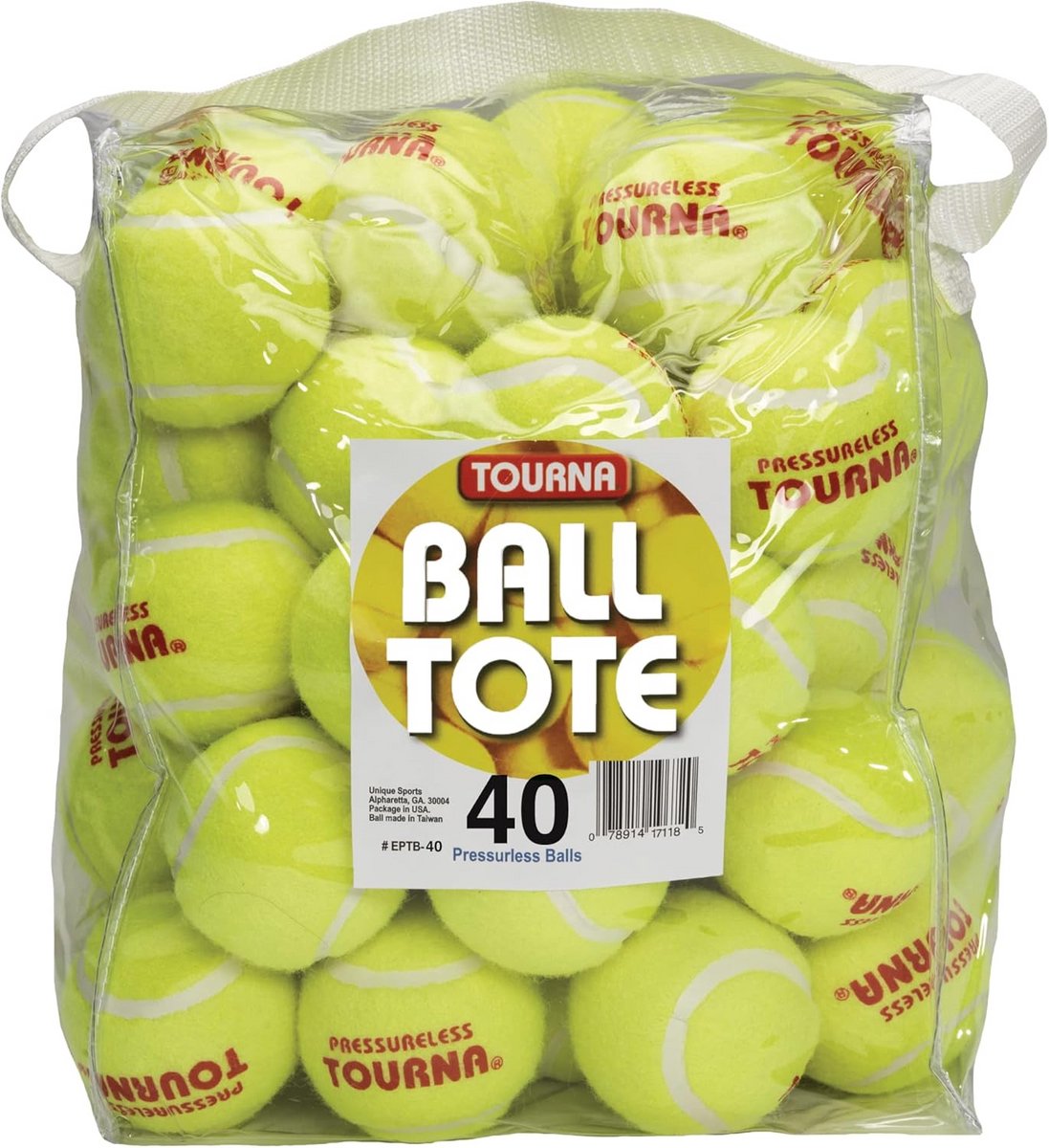 Drukloze Tennisballen zonder Druk voor Training en Werpmachines (40 stuks)
