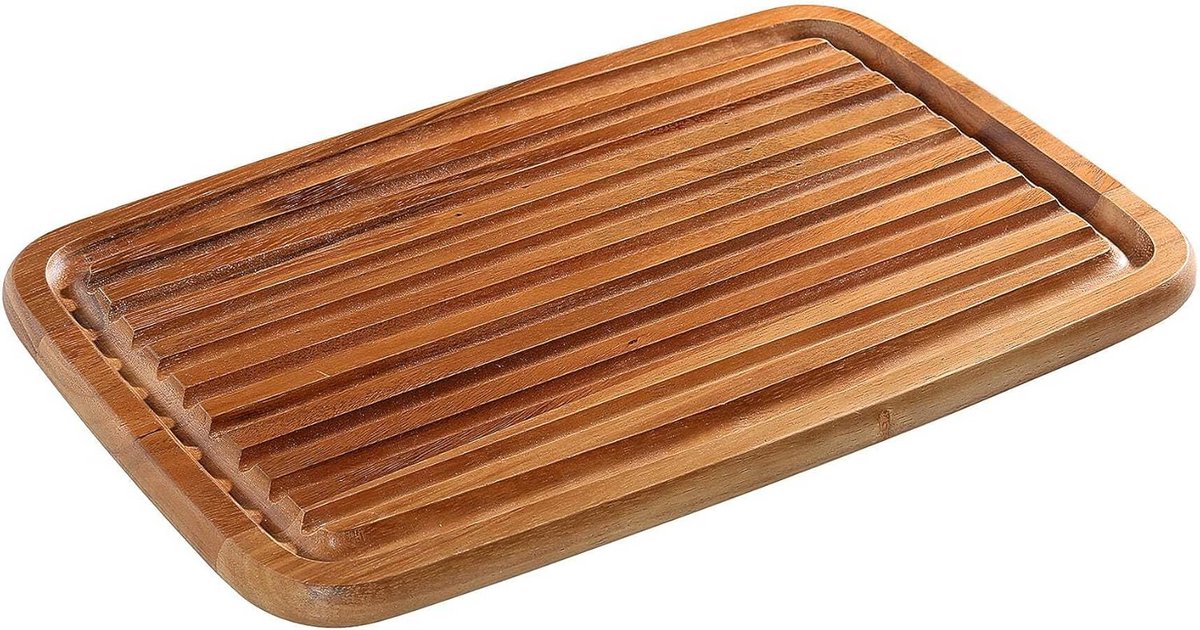 Acacia Houten Broodplank 42x27.5 cm - Serveerplank voor Brood en Tapas