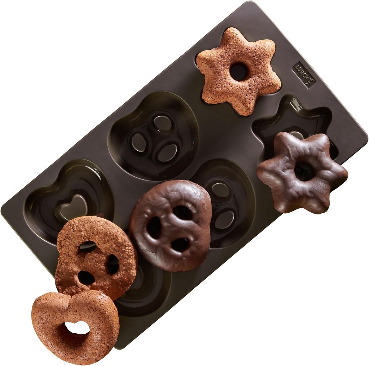 Flexibele Siliconen Bakvorm Rechthoekig Brownie of Cake - Hittebestendig