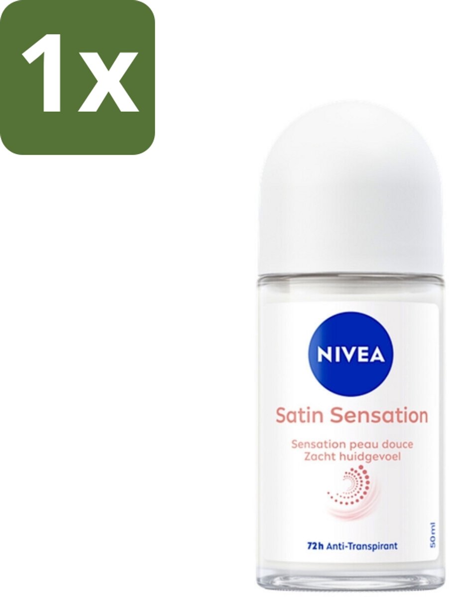 1 x Nivea - Deodorant - Roller - Soft Touch - Anti-Transpirant 50 ml - NIVEA Soft Touch Deodorant Roller - Anti-transpirant - 48 Uur Bescherming - Deodorant Roller - Hydraterende Deodorant