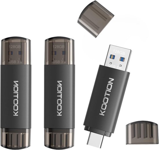 Flashdrive Set USB-C 3.1 Flashdrive 128 GB Set van 3 | bol