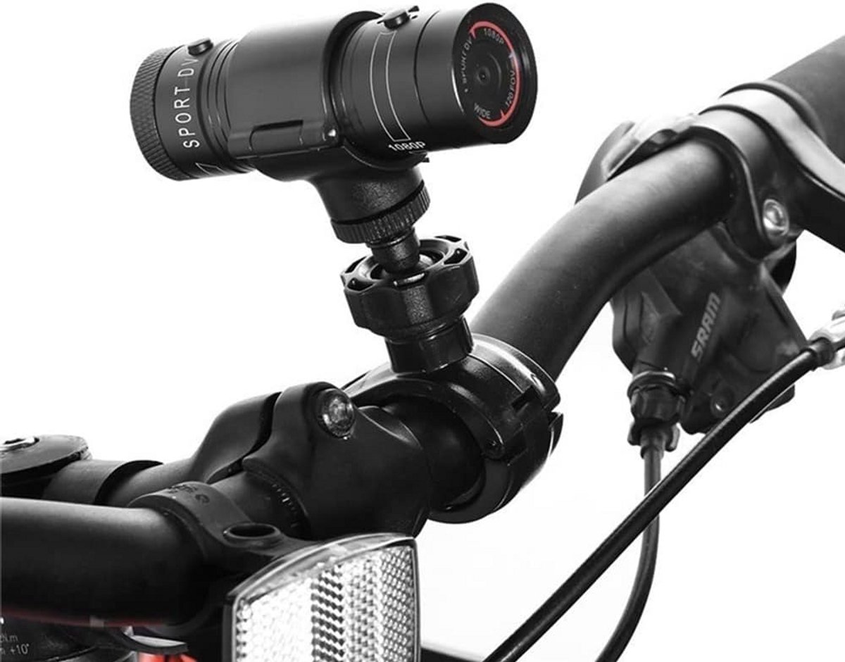 Waterdichte Full HD 1080p Actiecamera voor Fiets, Motor & Helm - 120° Groothoek