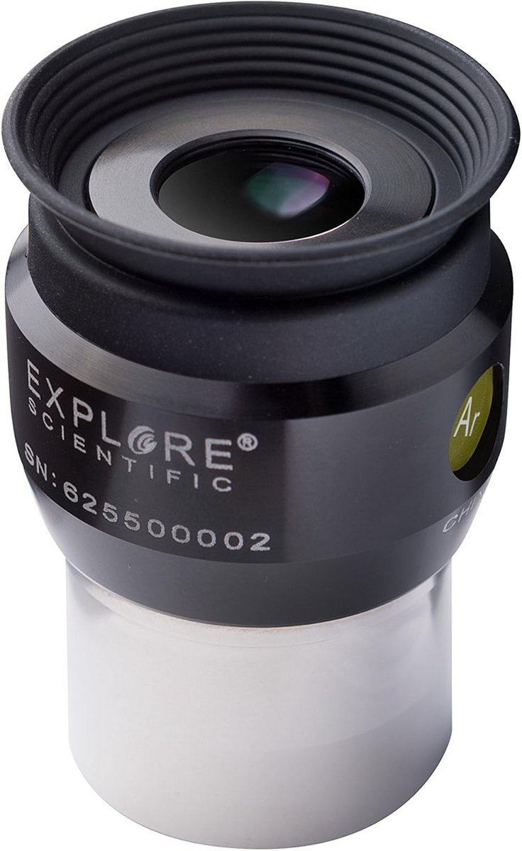 Telescoop Oculair 5.5mm 1.25" met 62 Graden Groot Kijkveld - Waterdicht en Argon Gevuld