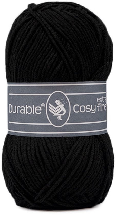 Durable Cosy Extra Fine - 325 Black