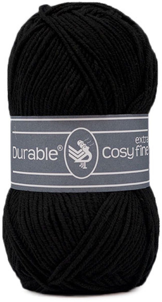 Durable Cosy Extra Fine - 325 Black