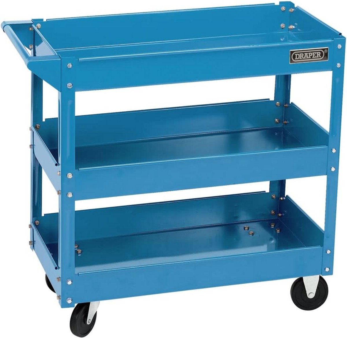 Trolley met 3 niveaus - Handig en praktisch in blauw