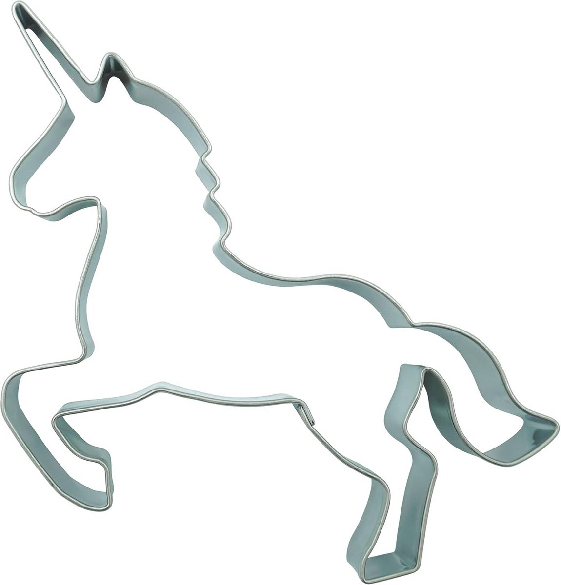 Unicorn Cookie Cutter - Stainless Steel - 9.2 cm - Dishwasher Safe