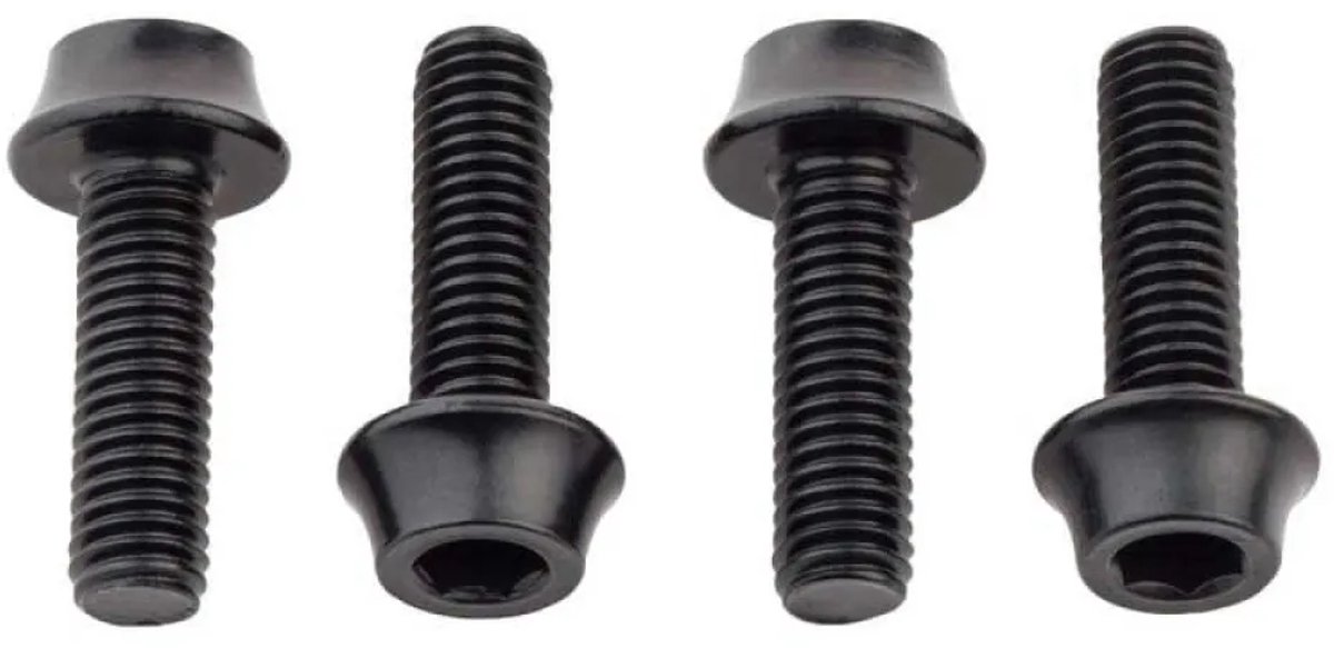 Wolf Tooth M5 X 15 Mm Bidonhouder Schroeven 4 Eenheden Zwart