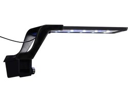 vidaXL - Aquariumlamp - met - klem - LED - 25-45 - cm - blauw - en - wit