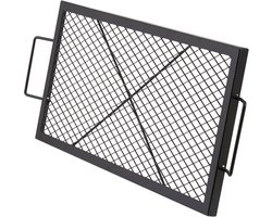 Rechthoekig Grillrooster Vuurkorf X-Marks Staal 81x38cm Vuurrooster