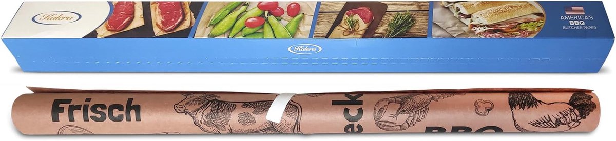Grillpapier voor Barbecue, 10 m x 40 cm, Hittebestendig Kraftpapier voor Vlees