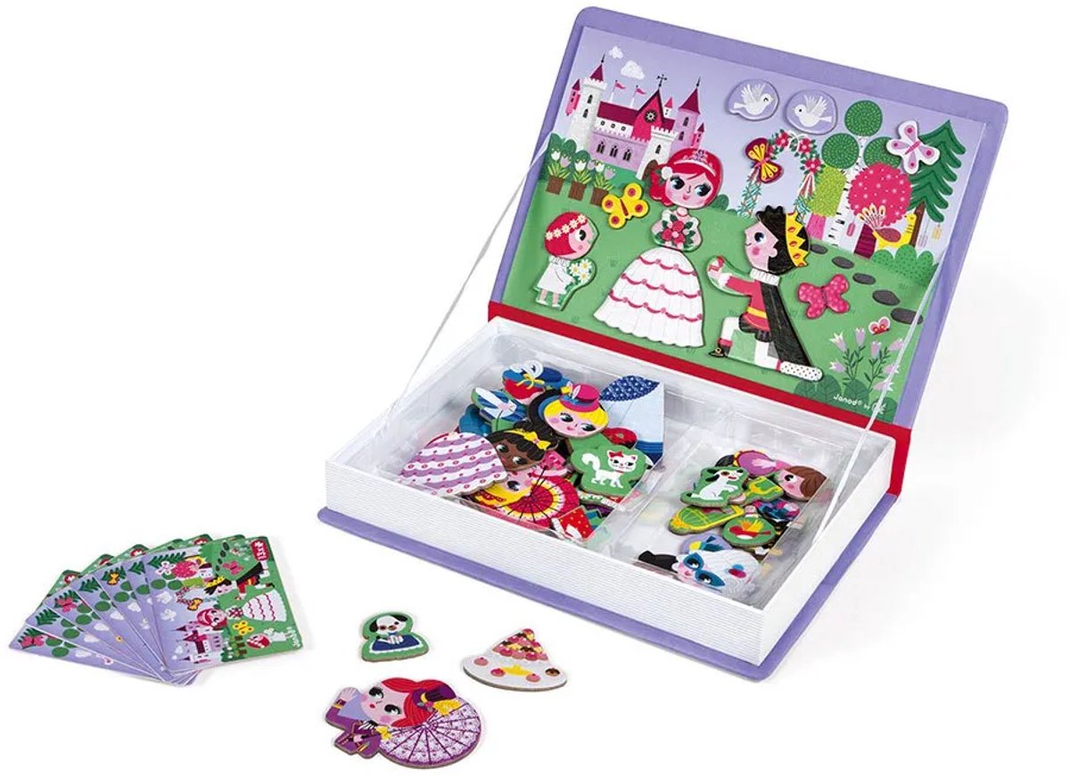 Janod - Magnetibook - Prinsessen - Magneetboek Speelset — afbeelding 18
