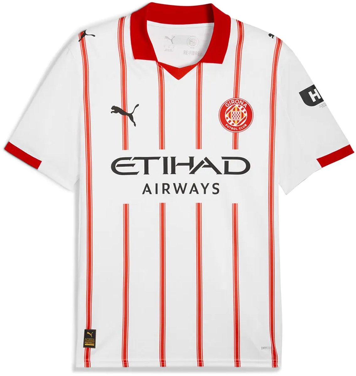 Puma Girona Fc Replica 25/26 Thuis T-shirt Met Korte Mouwen L Man Wit