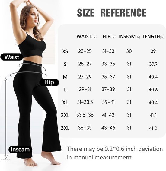 Cosensi - Flared Yoga Broek - Hoge Taille - Comfortabele Opaque Bootcut - Met Zakken - Ideaal voor Yoga en Sport - Dames Joggingbroek van cosensi — afbeelding 2