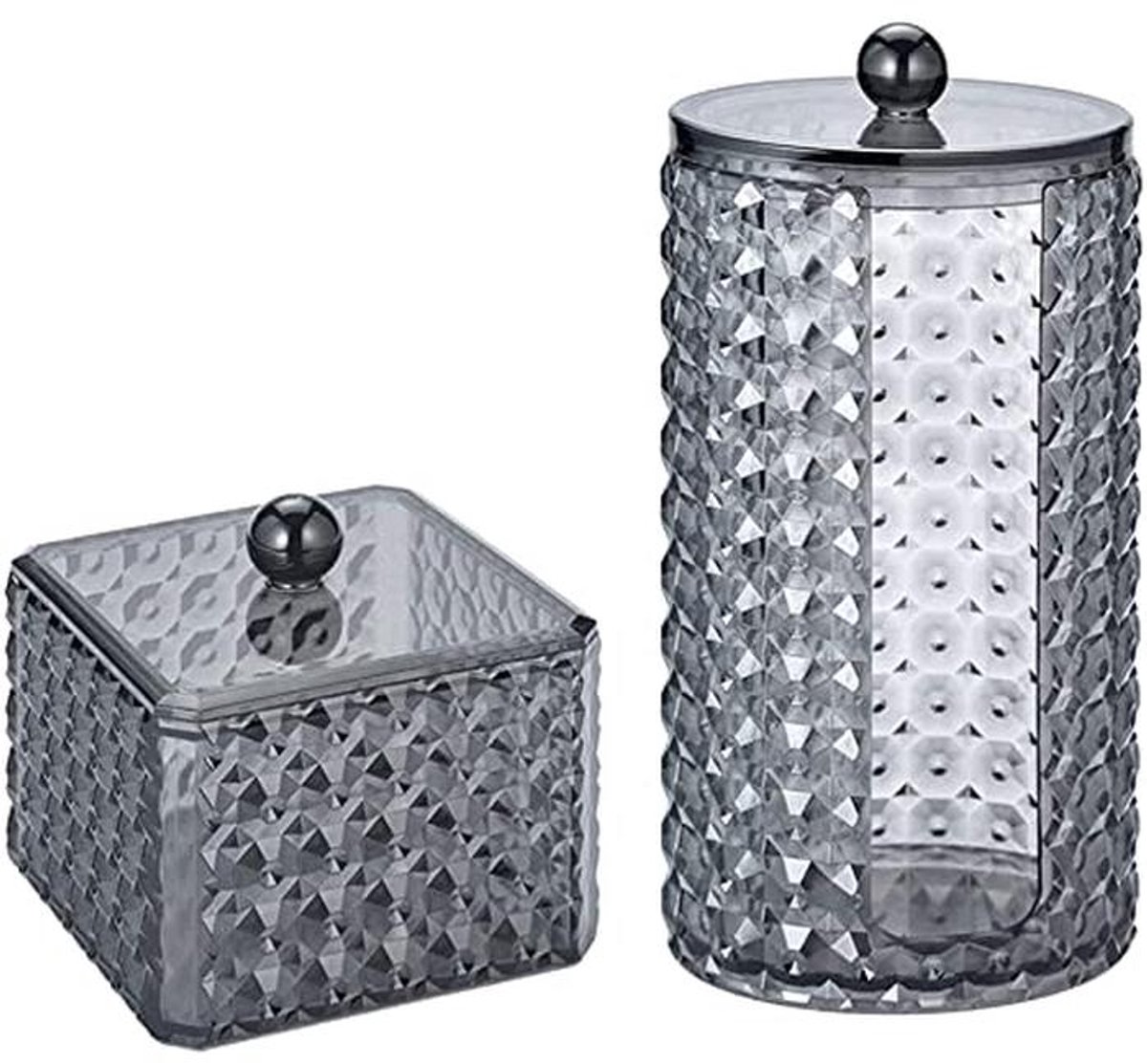 Acryl Wattenschijfjes Organizer en Opbergdoos voor Make-up en Cosmetica