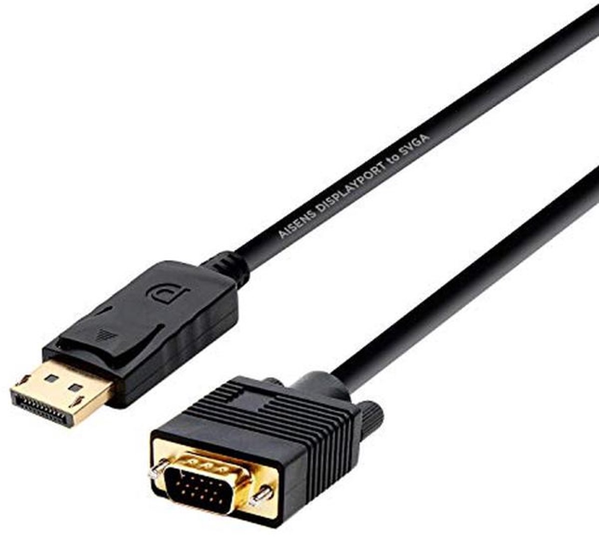 DisplayPort naar VGA Converterkabel - 2 meter Zwart