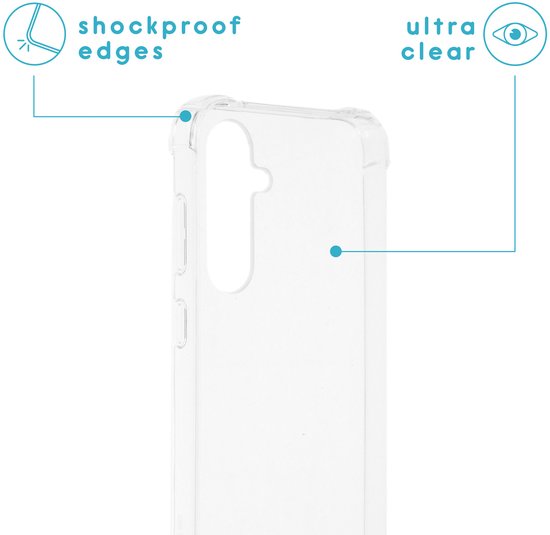 Coque Samsung Galaxy S23 FE avec cordon - Coque arrière iMoshion avec cordon - Transparente