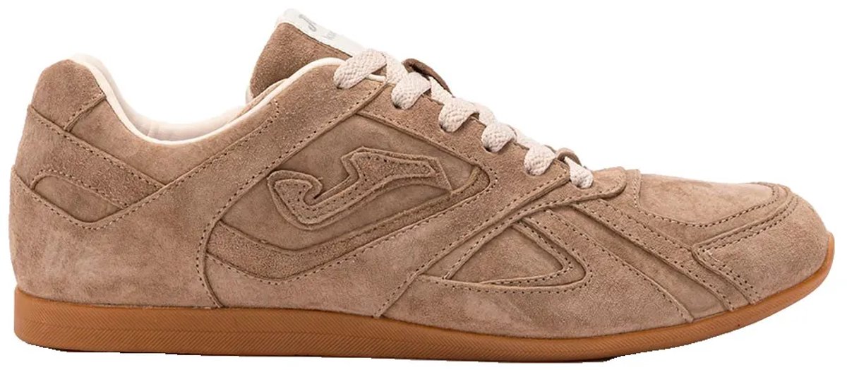 Joma C.512 heren sneakers in camel, gemaakt van leer, met vintage design en comfortabele pasvorm.