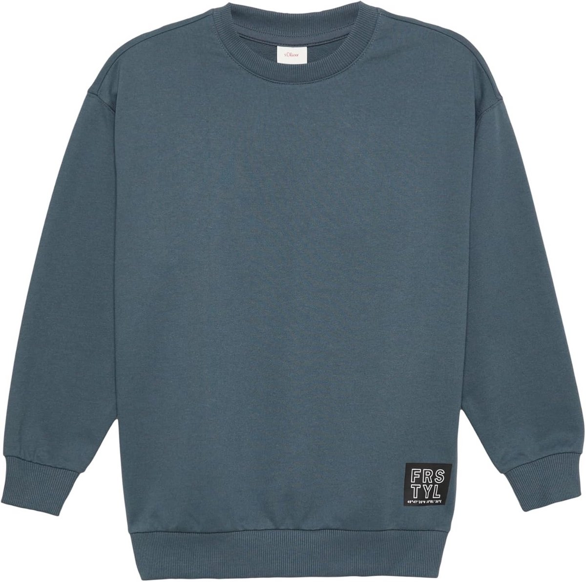 Jongens pullover trui met label patch