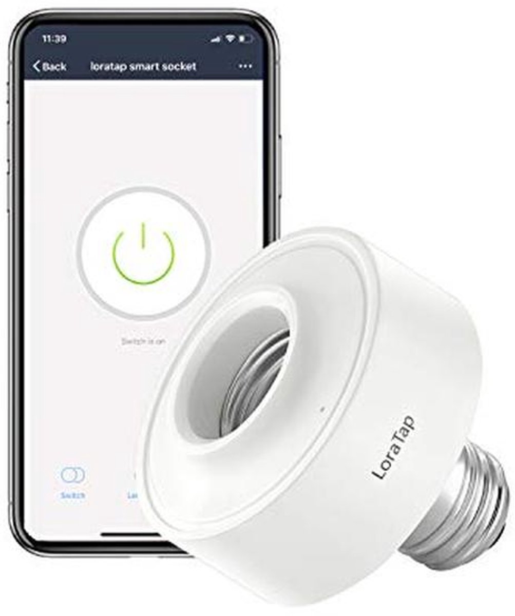 Slimme WiFi E27 Lampfitting met Timer en Smartphone Bediening