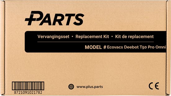 22 Pack Vervanging Accessoires Kit voor Ecovacs Deebot T50 Max/T50 Pro/T50 Omni/T50 Pro Omni/T50 Max Pro Omni Stofzuiger, Hoofdborstel Zijborstel HEPA Filter Mop Pads Stofzakken Reinigingsborstel