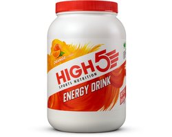 HIGH5 - Energydrink - 2200gr - Sinaasappel smaak - Isotone Energiedrank - Electrolyte - Elektrolyten + Koolhydraten Sportdrank - 2 : 1 fructose