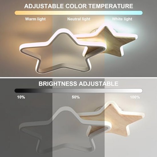 WHSS plafondlamp Kinderkamer Plafondlamp LED Creatieve Kamer Roer Jongen Meisje Cartoon Slaapkamer Plafondverlichting Traploos Dimmen 55 * 6.5cm