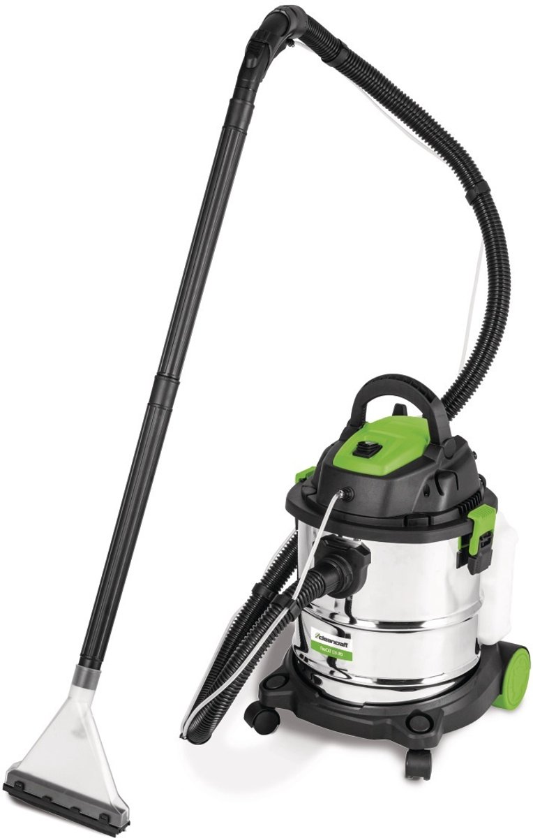 Nat- en droogzuiger met blaasfunctie - halfautomatische filterreiniging - 20 liter roestvrij stalen tank - 1 motor 1,4 kW 230 V Cleancraft FLEXCAT 120 IPD