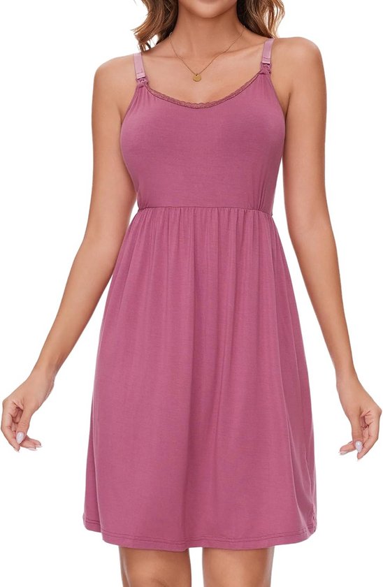 COLOMI Tanktops voor borstvoeding, geïntegreerde beha voor borstvoeding, basic hemdje, zwart wit/pak van 2, XL