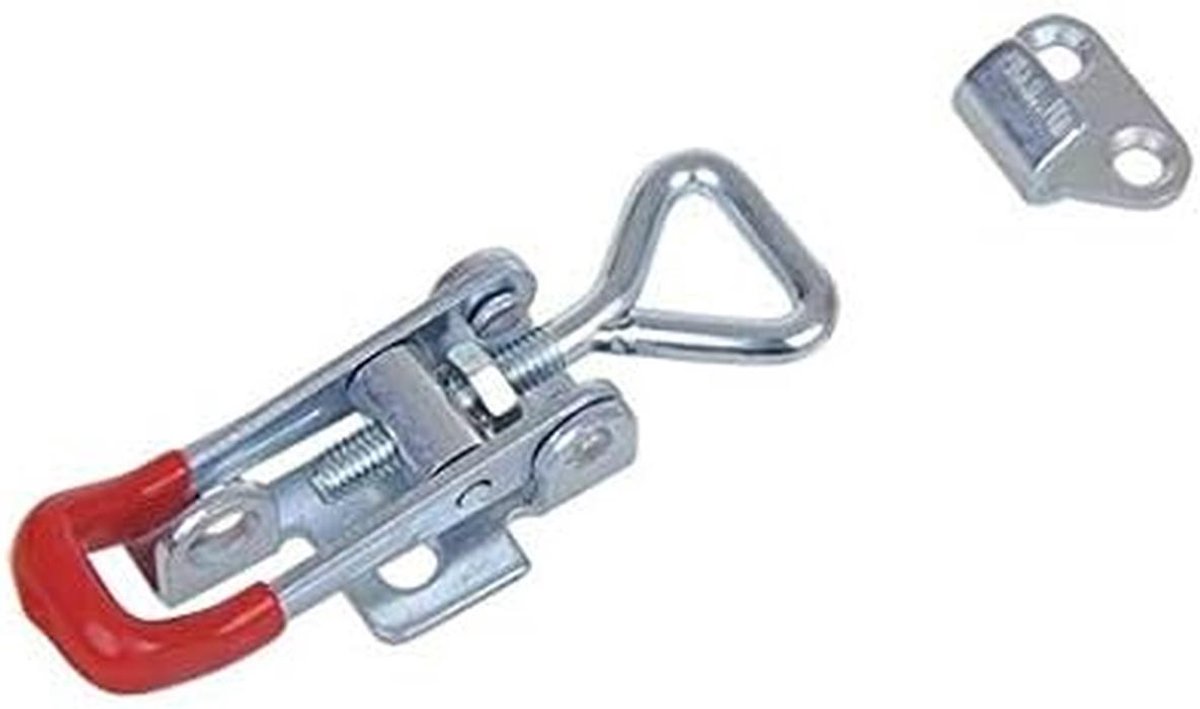 Excentrische Sluiting - Verstelbare Klem - Veilig Sluiten - Inclusief Tegenhouder - 70-81 mm - Zilver