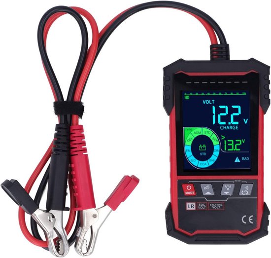 Professionele Accutester 12V 24V Auto Motorfiets Testapparaat CCA