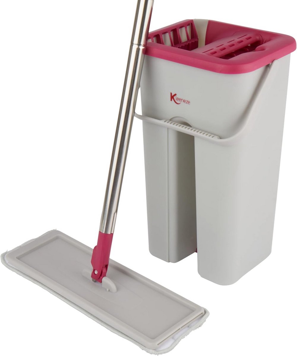 Kleeneze Space Saving Mop en Bucket Set - Compact voor Makkelijke Opslag