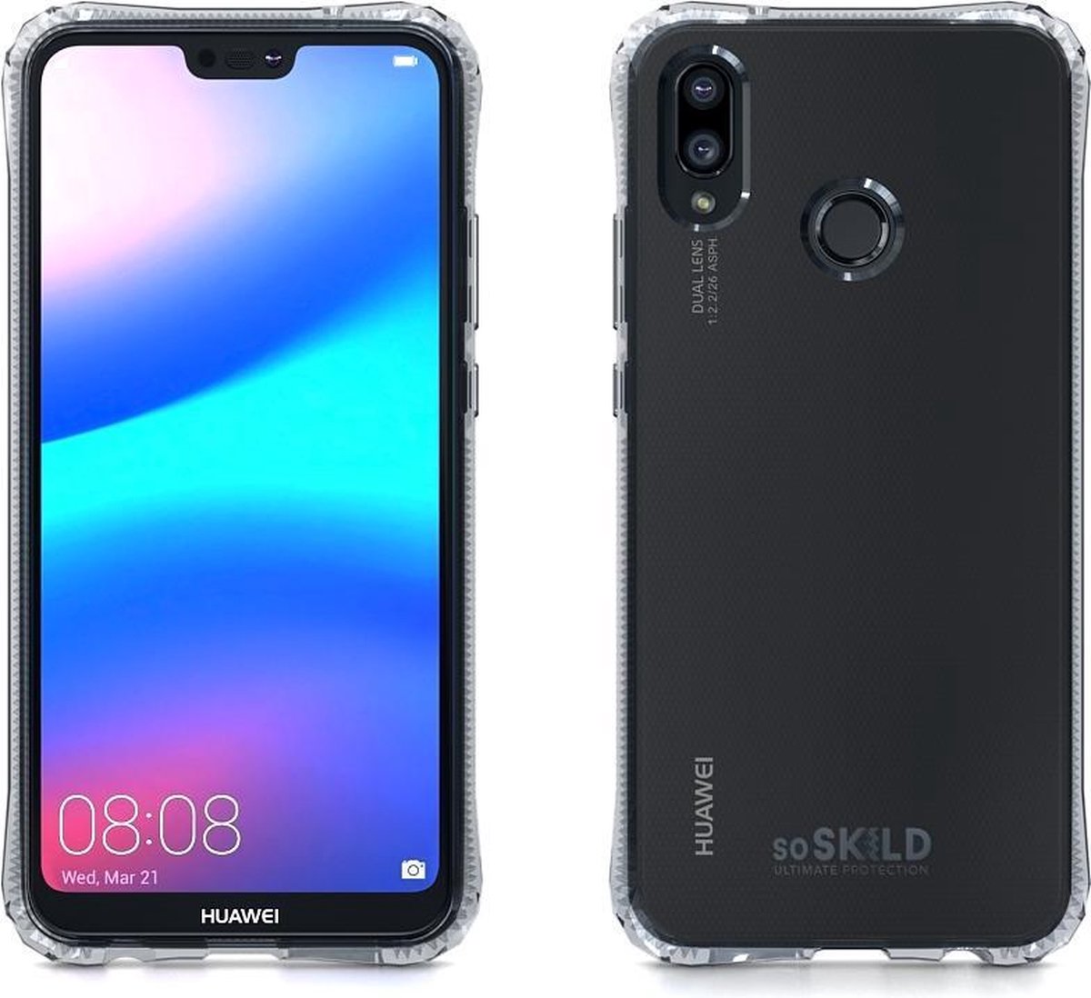SoSkild Absorb Impact Case Transparant voor Huawei P20 Lite