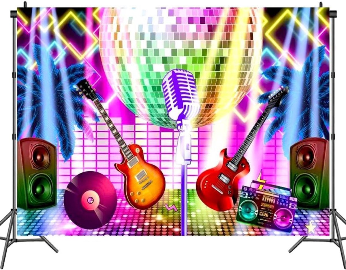 Achtergrond doek voor rock en hiphop themafeesten